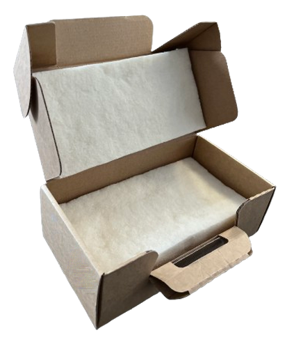Woodfoam Fibrease Verpackung Ökologischer Schaumstoff aus Holzfasern